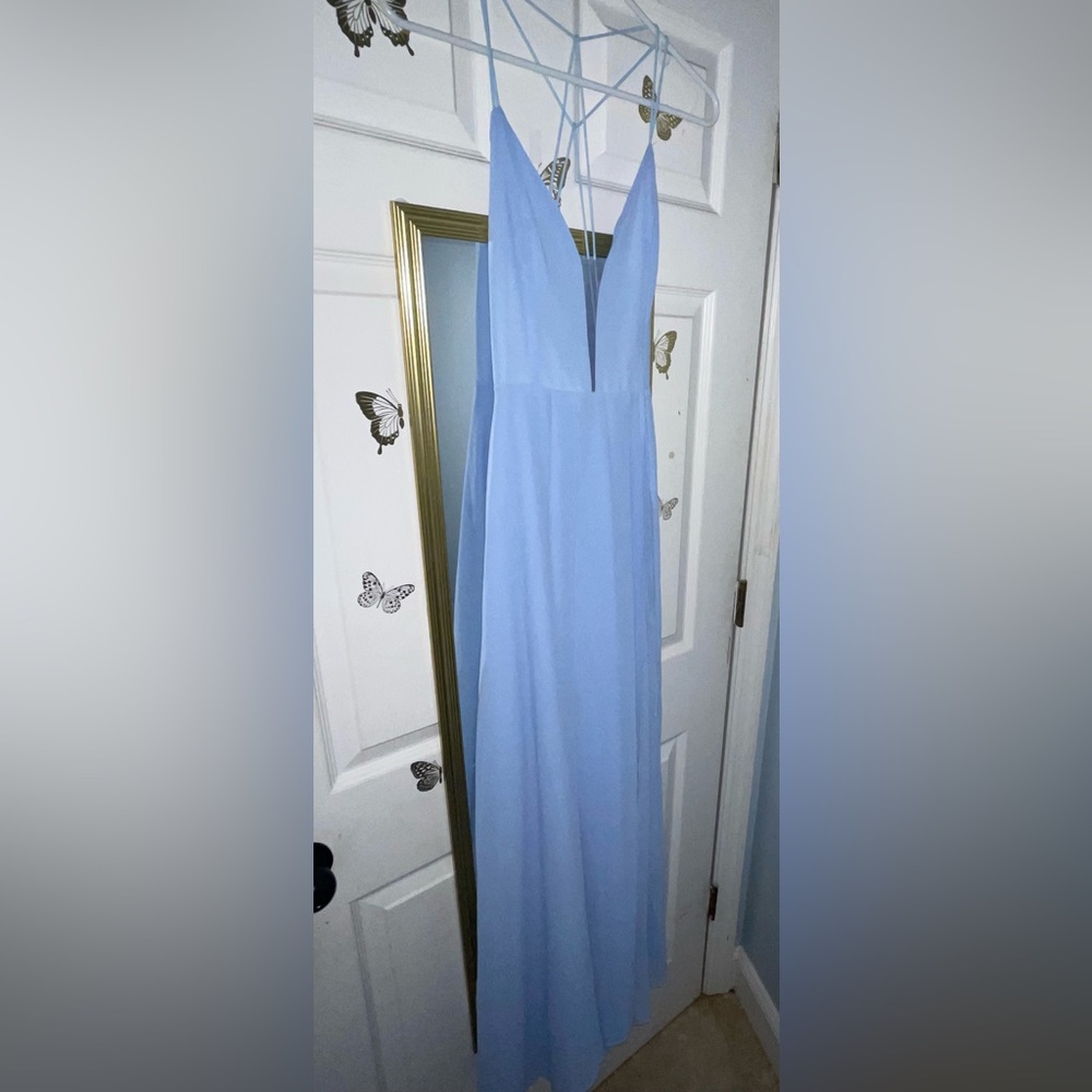 Light blue dress